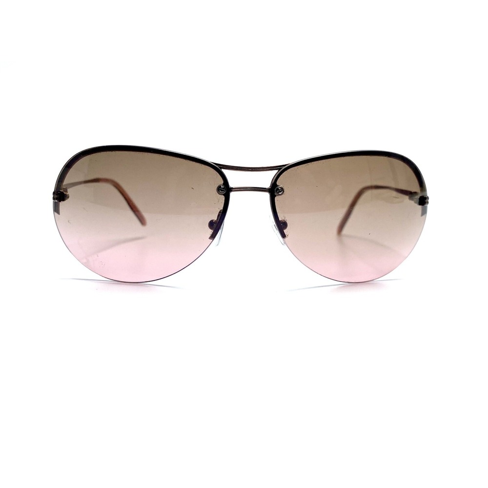 Kate Spade NY Brown Gold Aviator Sunglasses Italy Noel P40 61 12 125